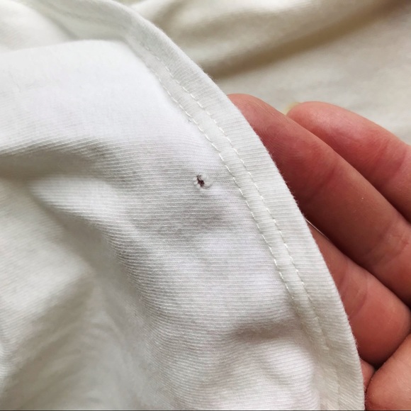 Free People white ruffle top size S - Picture 5 of 6